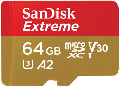 Produktabbildung Sandisk microSDXC Extreme (64GB)
