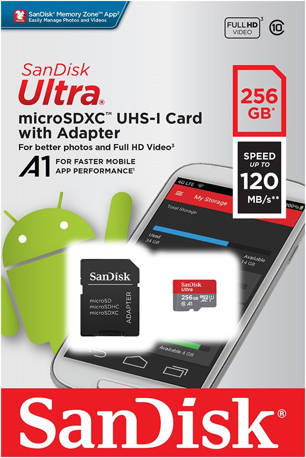 microSDXC Ultra A1 (256GB)