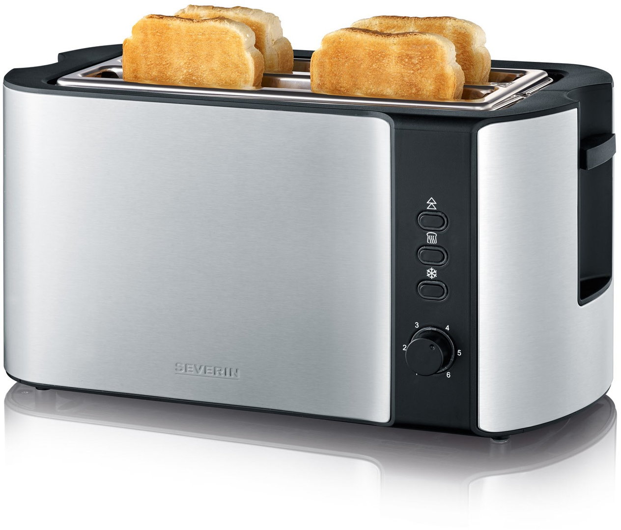 AT2590 edelstahl-geb&uuml;rstet/schwarz