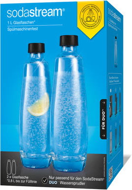 Produktabbildung SodaStream 2 Glas-Flaschen 1 L Twinpack f&uuml;r DUO