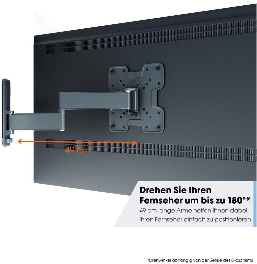 TVM 3245 Full-Motion+ (19-43") schwarz