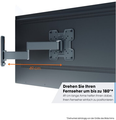 TVM 3245 Full-Motion+ (19-43") schwarz