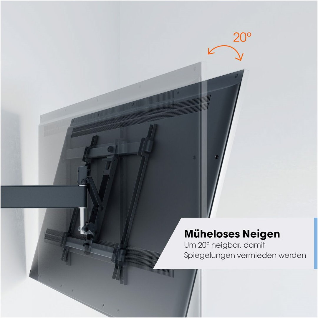 TVM 3445 Full-Motion+ (32-65") schwarz
