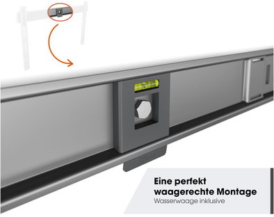 TVM 5405 Fixed (32-77") schwarz