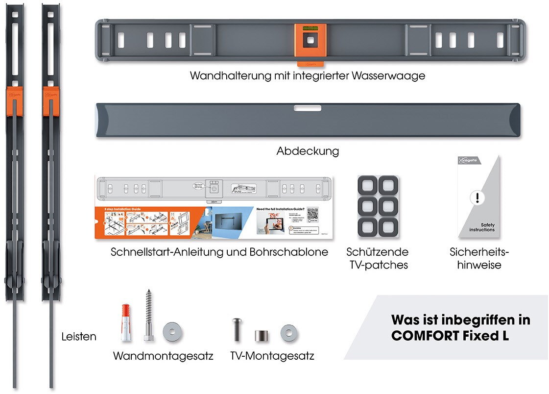 TVM3605 ClickLoc Fixed (40-100") schwarz