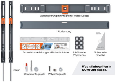 TVM3605 ClickLoc Fixed (40-100") schwarz