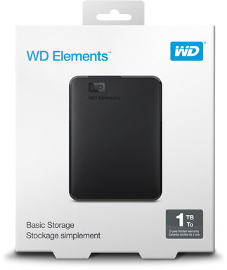 WD Elements Portable (1TB) schwarz