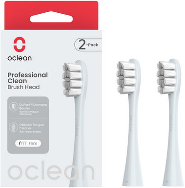 Produktabbildung oclean Professional Clean (2 St&uuml;ck) silber