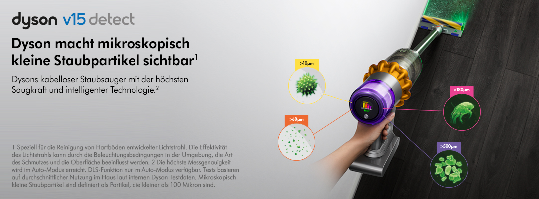 dyson v15 detect - Dyson kabelloser Staubsauger mit den höchsten Saugkraft und intelligenter Technologie.