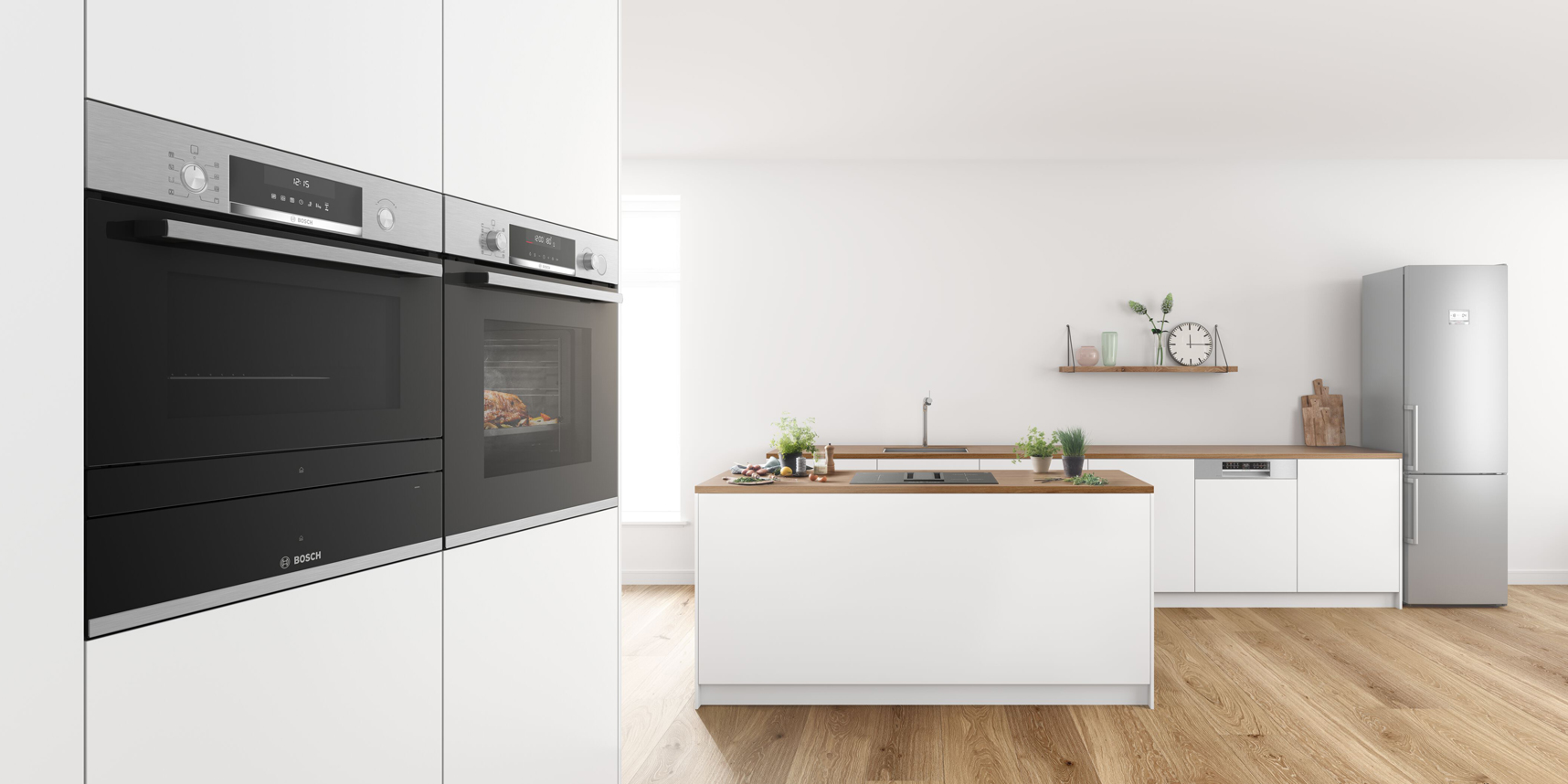 Kücheneinrichtung von Bosch.