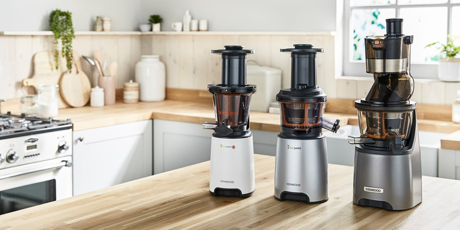 Die Kennwods Pure Juice Slow Juicer in verschiedenen Variationen 