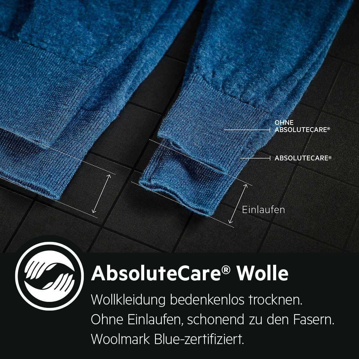 AbsoluteCare Wollbekleidung mit AEG Waschmaschine bedenkenlos trocknen 