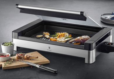 WMF LONO Tischgrill mit Glasdeckel cromargan