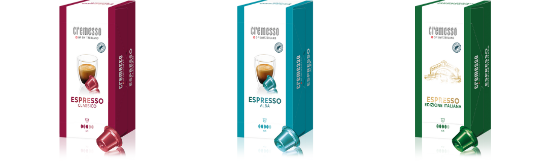 Die Cremesso Espressos 