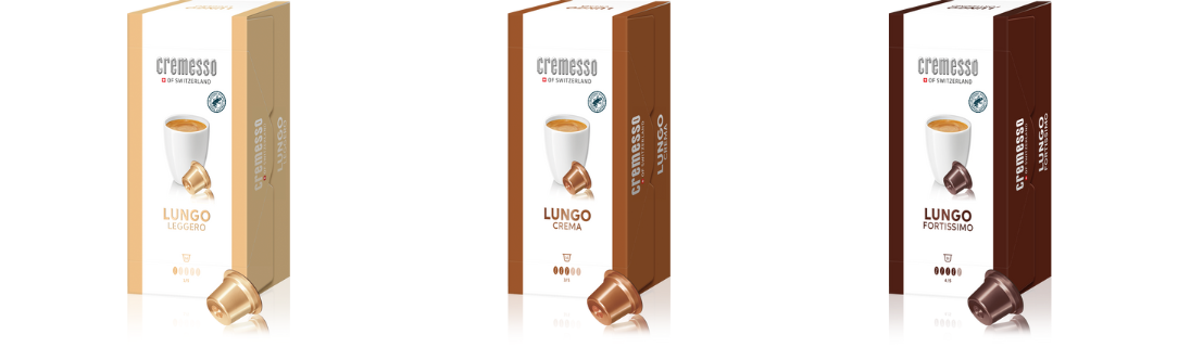 Die Cremesso Lungos.