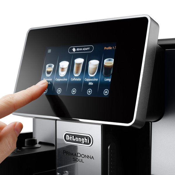 De'Longhi Kaffeevollautomat lässt sich über ein Display bedienen