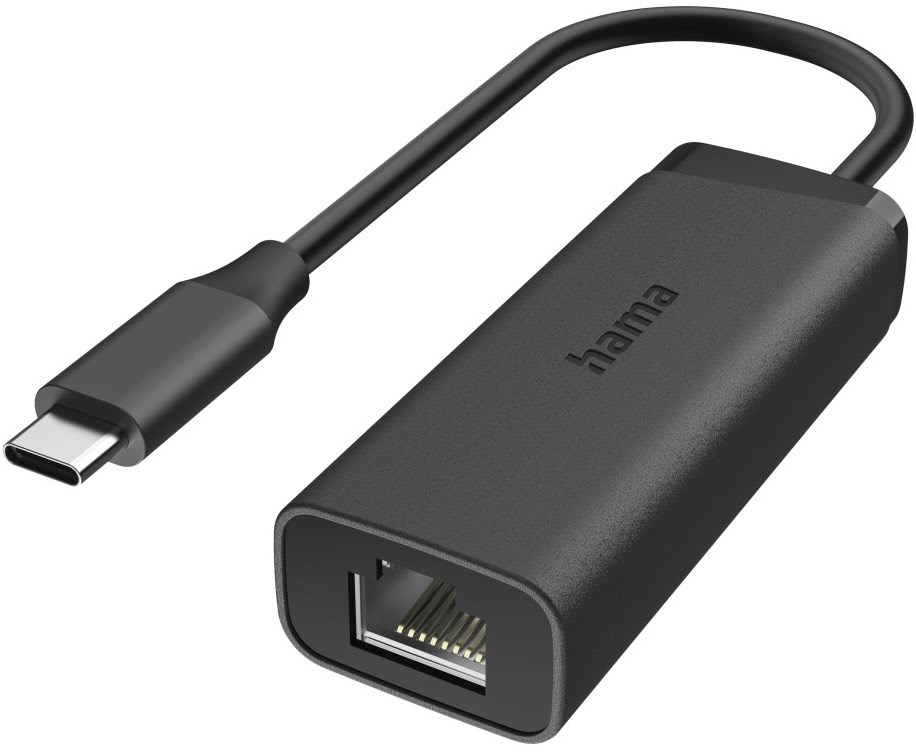 Hama Netzwerk-Adapter schwarz