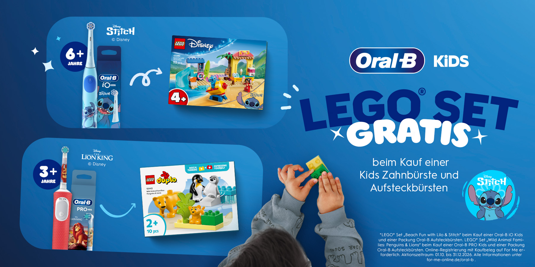 Oral-B Kids - Lego&reg;-Set gratis